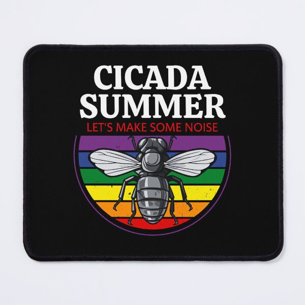 Item preview, Cicada Summer, Let's Make Some Noise, Best Gift for Cicada Brood Enthusiast LGBTQ Rainbow Flag Colors designed and sold by Savchuk-Vova.