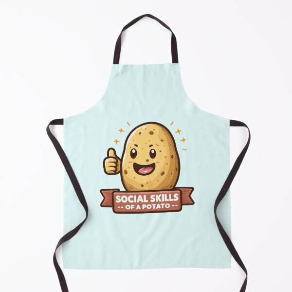 Item preview, Social Skills of a potato designed and sold by Vkinsify.