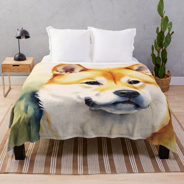 Item preview, Watercolor Shiba Inu Dog designed and sold by TheAnimalZ00.