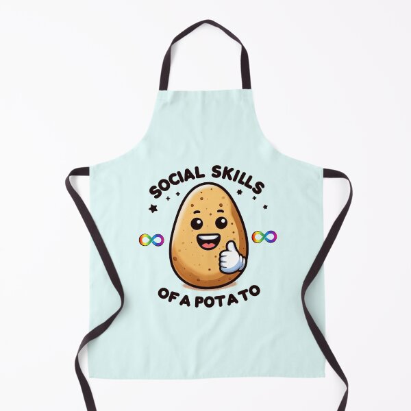Item preview, Social Skills of a potato designed and sold by Vkinsify.
