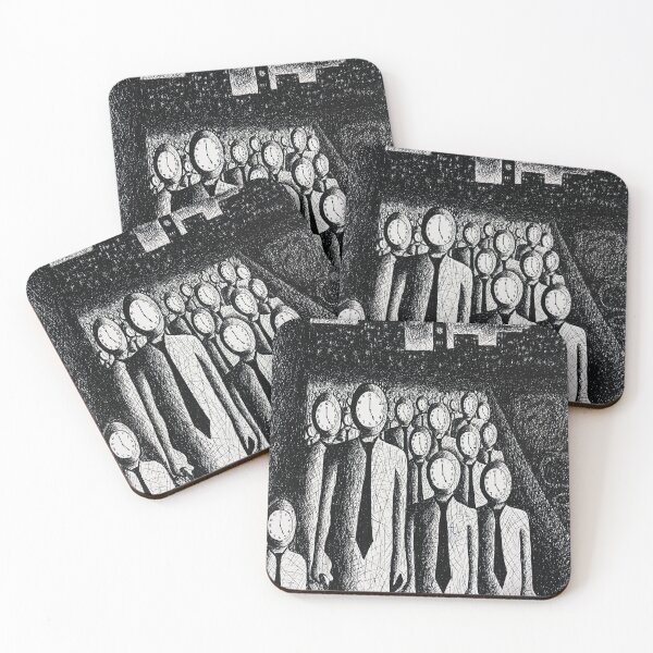 Item preview, Commuters: Black and White designed and sold by Heath Zimmerman.