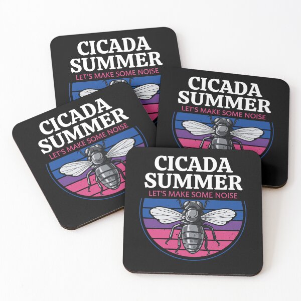Item preview, Cicada Summer, Let's Make Some Noise, Best Gift for Cicada Brood Enthusiast LGBTQ Bisexual Flag Colors designed and sold by Savchuk-Vova.