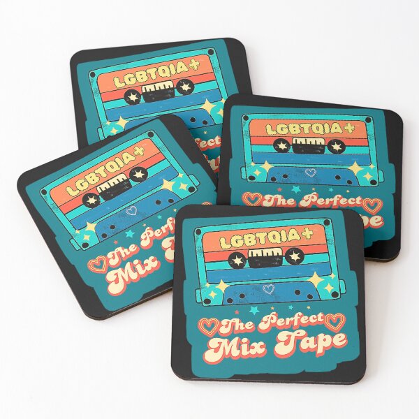 Item preview, LGBTQIA Plus Pride Groovy Mix Tape designed and sold by Renata Illustrata.
