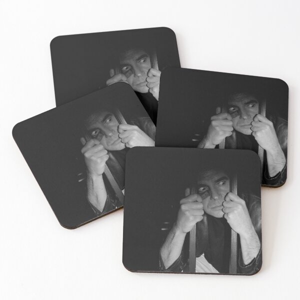 Item preview, Photography portrait crazy man behind bars designed and sold by Carré Comme Orange.