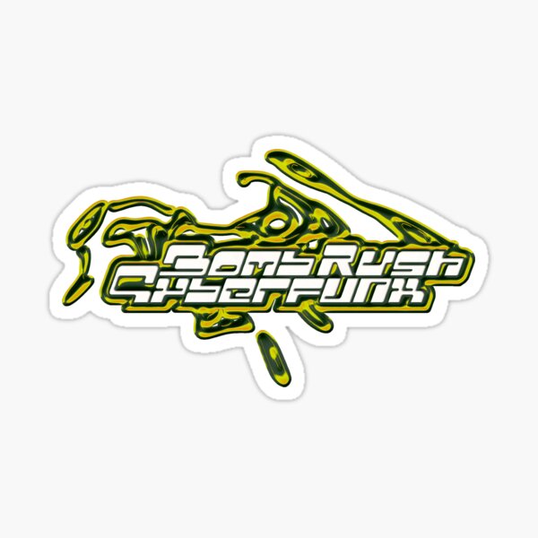 Bomb Rush Cyberfunk Logo Sticker