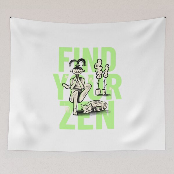 Item preview, Aerial Yoga Find Your Zen Design For Yoga Lover designed and sold by HNY-Illustrate.