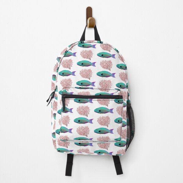 Item preview, Parrot FishTropical Fish Summer Vibes Ocean Pattern designed and sold by fiatluxillust.