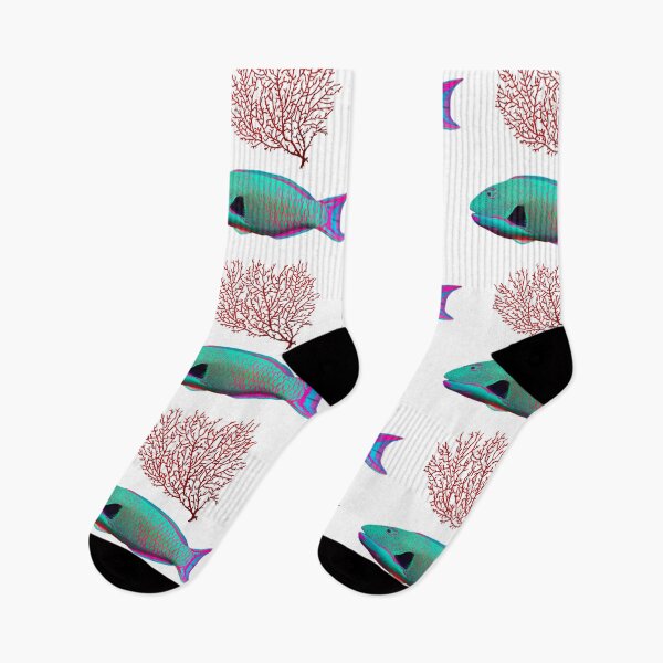 Item preview, Parrot FishTropical Fish Summer Vibes Ocean Pattern designed and sold by fiatluxillust.