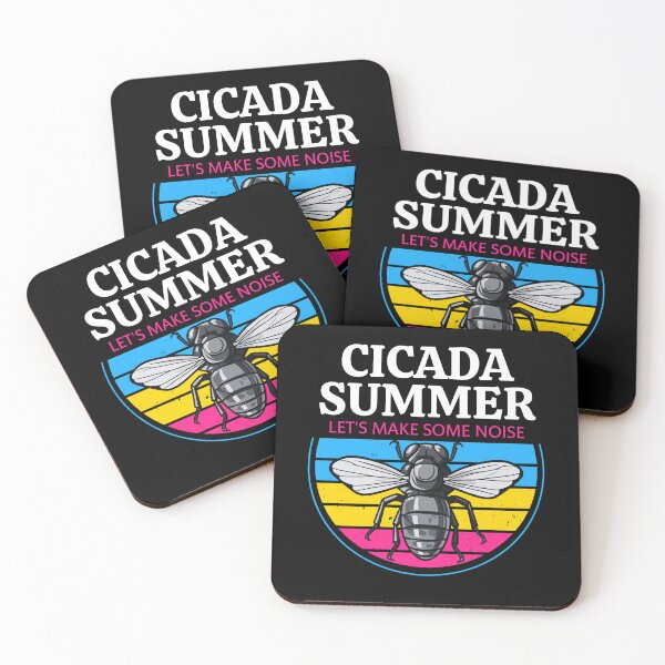 Item preview, Cicada Summer, Let's Make Some Noise, Best Gift for Cicada Brood Enthusiast LGBTQ Pansexual Flag Colors designed and sold by Savchuk-Vova.