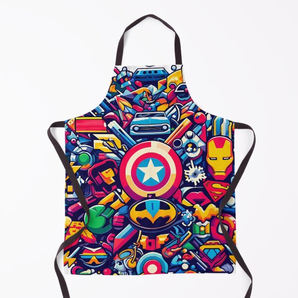 Item preview, Age of the Hero - Colorful Mosaic with Superheroes designed and sold by slavmod.