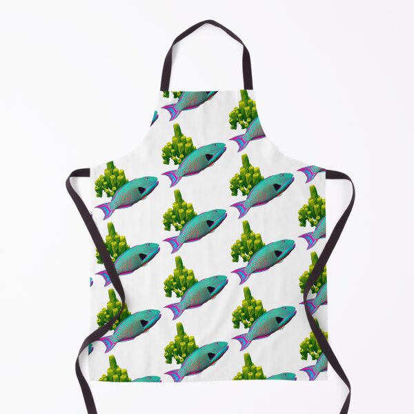 Item preview, Parrot Fish Tropical Fish Summer Vibes Ocean Pattern designed and sold by fiatluxillust.