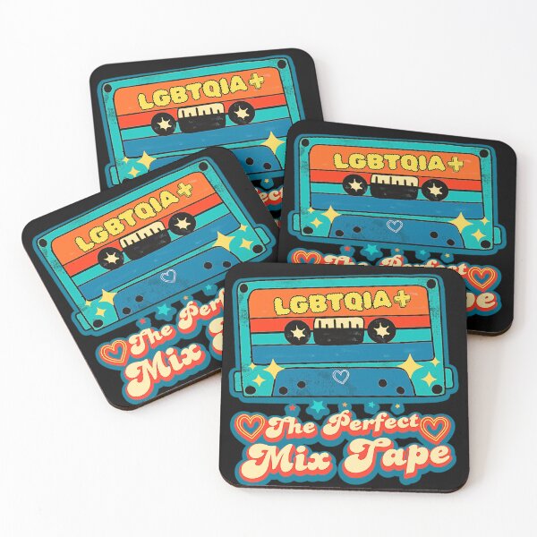 Item preview, LGBTQIA Plus Pride 80s Groovy Mix Tape designed and sold by Renata Illustrata.