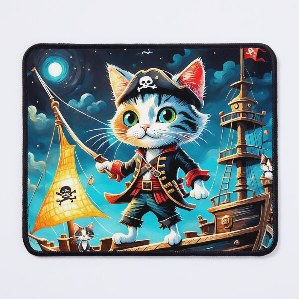 Item preview, The Pirate Captain Cat designed and sold by Simplybe1.