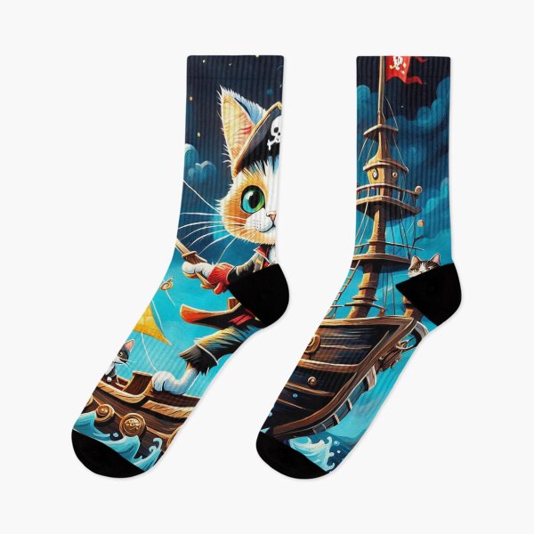 Item preview, The Pirate Captain Cat designed and sold by Simplybe1.