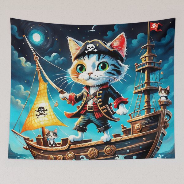 Item preview, The Pirate Captain Cat designed and sold by Simplybe1.