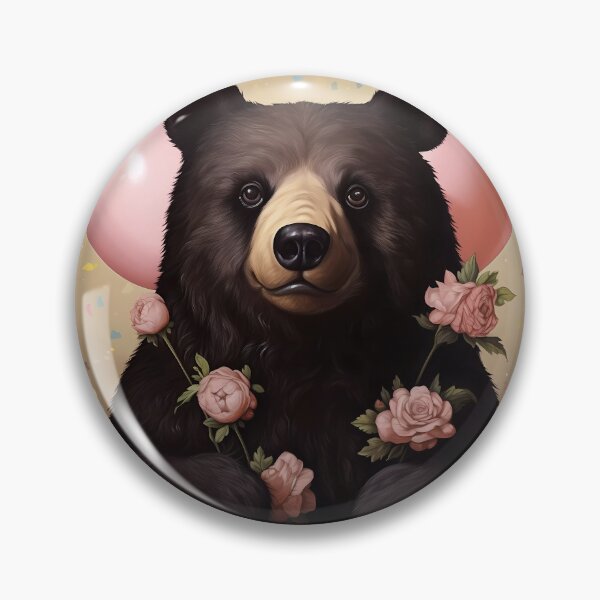 Item preview, “Bear in Flowers” designed and sold by Art-Vortex-fr.