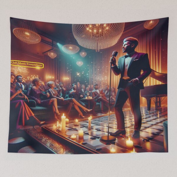 Item preview, Welcome To Club Music Everywhere II AI Generated designed and sold by BrightrDayMusicArt.