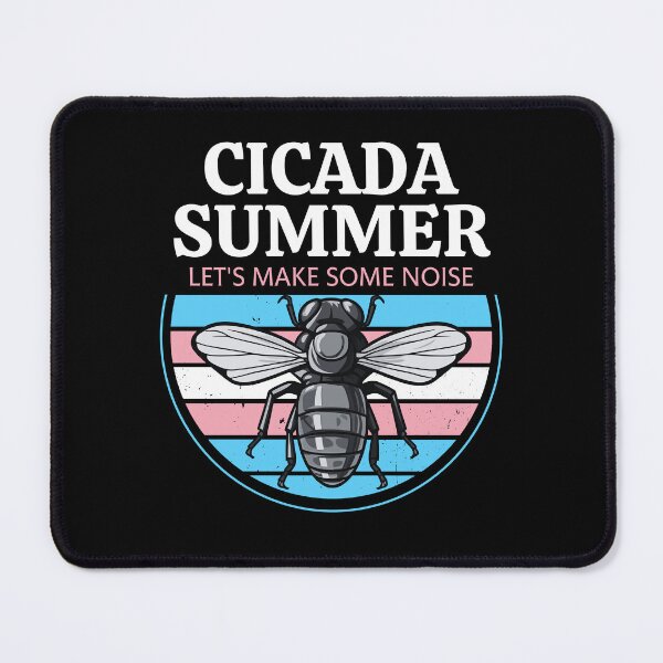Item preview, Cicada Summer, Let's Make Some Noise, Best Gift for Cicada Brood Enthusiast LGBTQ Transgender Flag Colors designed and sold by Savchuk-Vova.