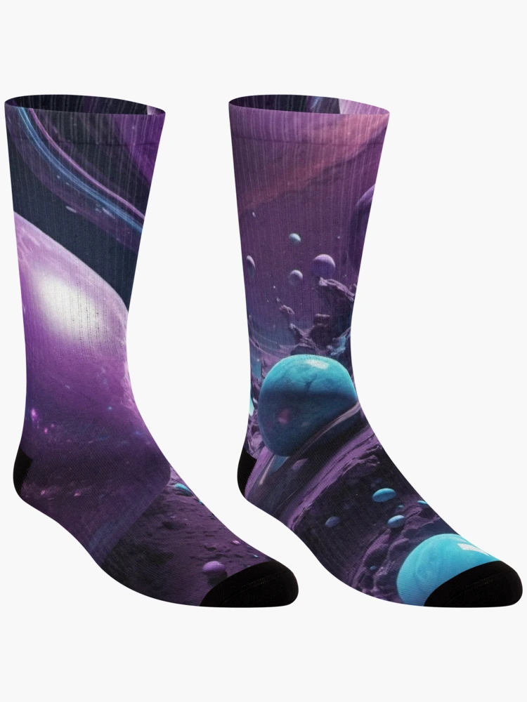 Thumbnail 3 of 5, Socks, Hyper Multiverse - Parallel Worlds designed and sold by eXtraHumans.