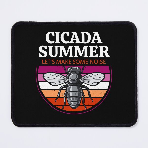 Item preview, Cicada Summer, Let's Make Some Noise, Best Gift for Cicada Brood Enthusiast LGBTQ Lesbian Flag Colors designed and sold by Savchuk-Vova.