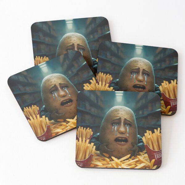 Item preview, I feel sorry for the potato. Transformation into French fries. designed and sold by MyHappyArtShop.