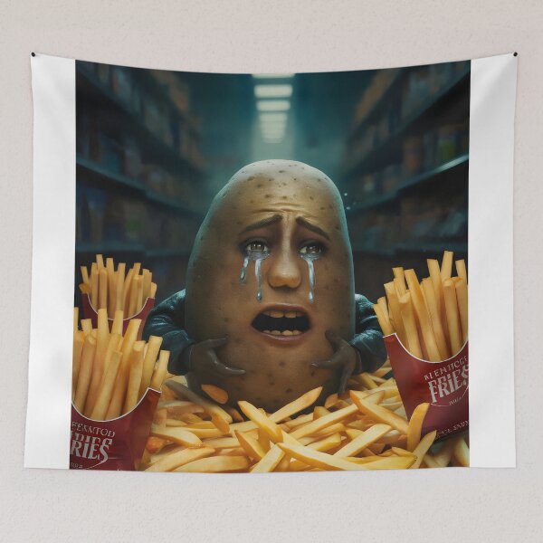 Item preview, Lo siento por la patata. Transformación en papas fritas. designed and sold by MyHappyArtShop.