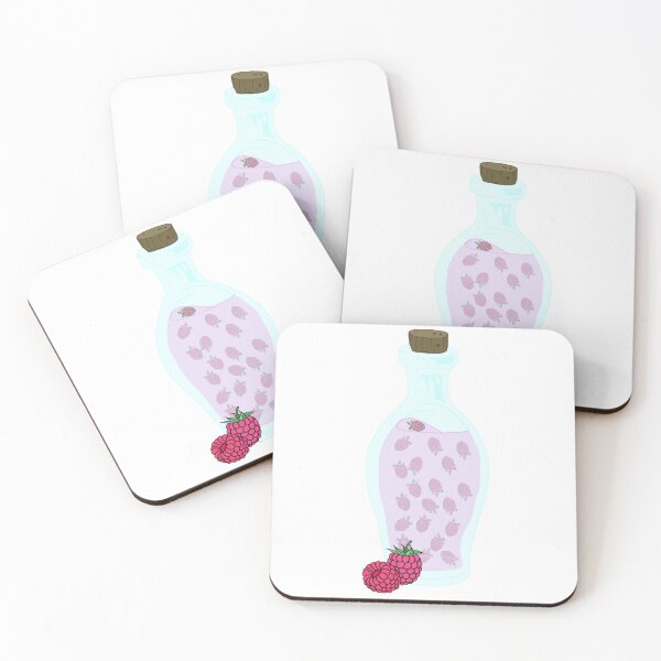 Item preview, Raspberry juice in a bottle designed and sold by Lavender-Quill.