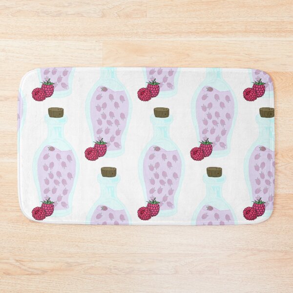 Item preview, Raspberry juice in a bottle designed and sold by Lavender-Quill.