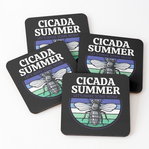Item preview, Cicada Summer, Let's Make Some Noise, Best Gift for Cicada Brood Enthusiast LGBTQ Gay Flag Colors designed and sold by Savchuk-Vova.