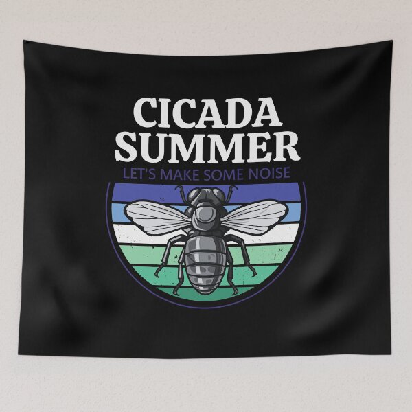 Item preview, Cicada Summer, Let's Make Some Noise, Best Gift for Cicada Brood Enthusiast LGBTQ Gay Flag Colors designed and sold by Savchuk-Vova.