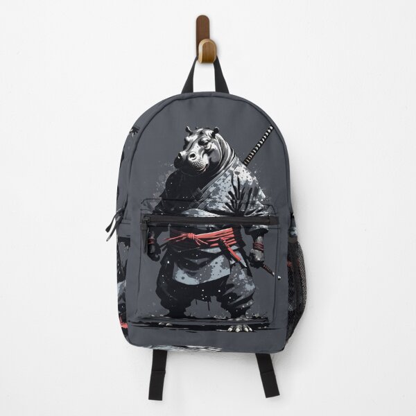 Item preview, Hippo Samurai: Fearless Warrior designed and sold by Slick-Waffles.