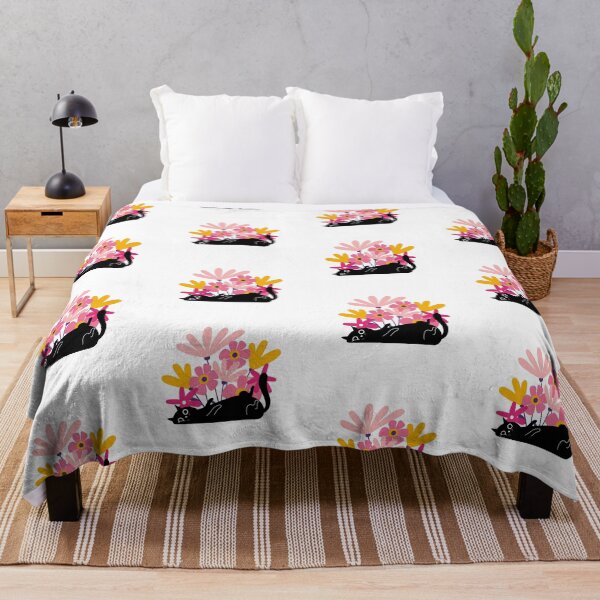 Item preview, THE CUTE CAT AND FLOWERS  designed and sold by mando24895.