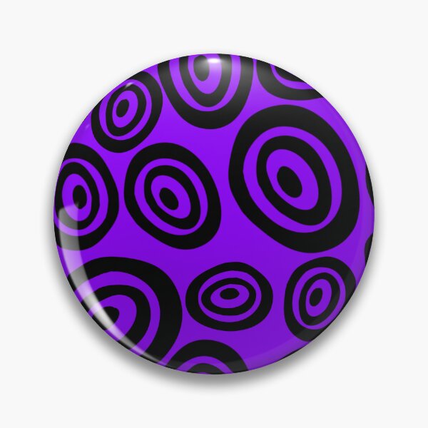 Item preview, Mod Dance Disco Bullseye A Go-Go Purple designed and sold by Niniannebast.