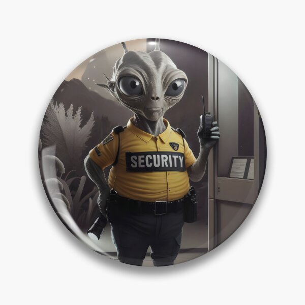 Item preview, Space security guard. designed and sold by MyHappyArtShop.