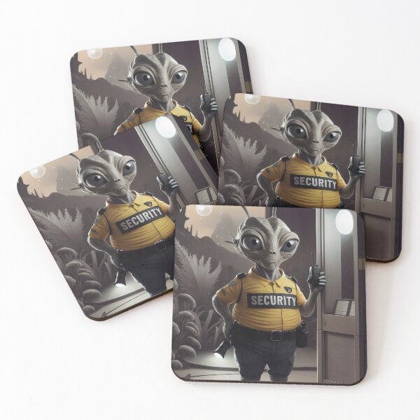 Item preview, Space security guard. designed and sold by MyHappyArtShop.