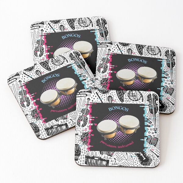Item preview, Bongo Music Everywhere Original Graphic Artwork designed and sold by BrightrDayMusicArt.