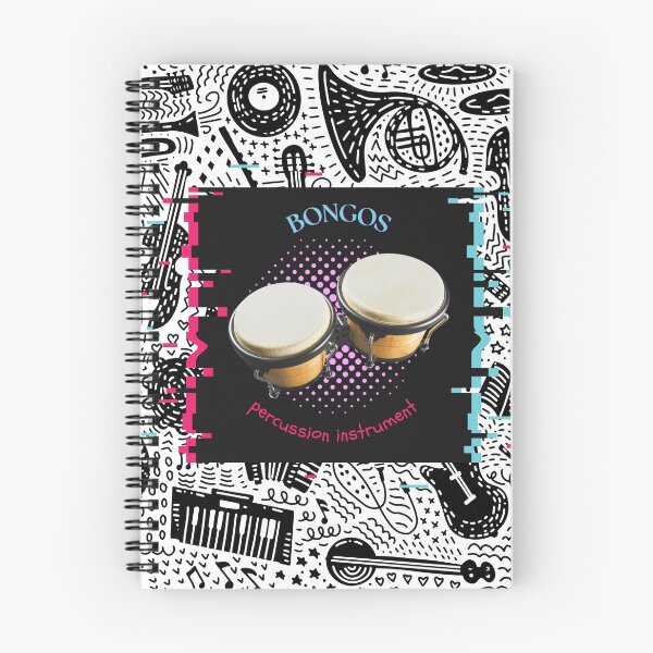Item preview, Bongo Music Everywhere Original Graphic Artwork designed and sold by BrightrDayMusicArt.