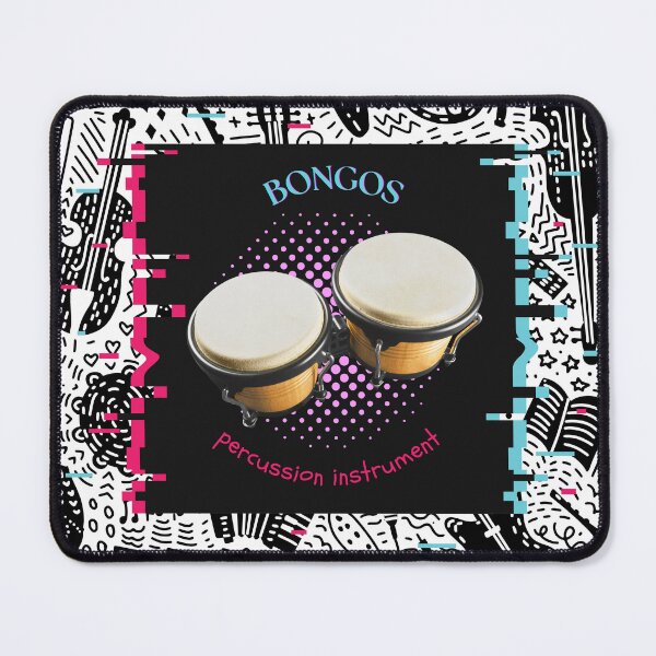 Item preview, Bongo Music Everywhere Original Graphic Artwork designed and sold by BrightrDayMusicArt.