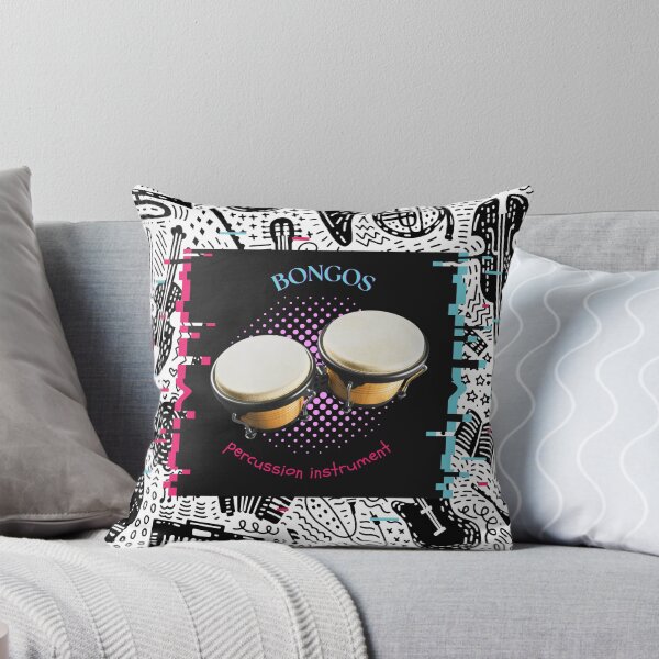 Item preview, Bongo Music Everywhere Original Graphic Artwork designed and sold by BrightrDayMusicArt.