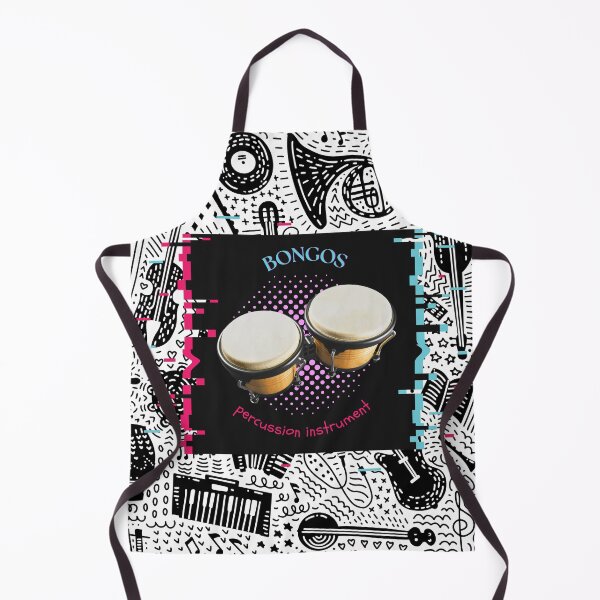 Item preview, Bongo Music Everywhere Original Graphic Artwork designed and sold by BrightrDayMusicArt.