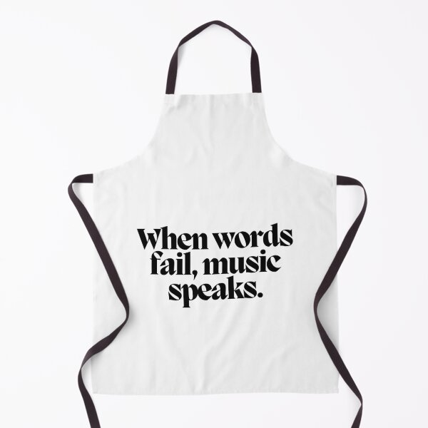 Item preview, When words fail, music speaks.  designed and sold by CharmStudio.