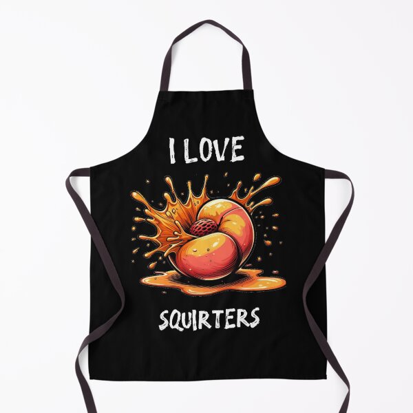 Item preview, I love squirters funny peach designed and sold by SunnyFunnyArt.