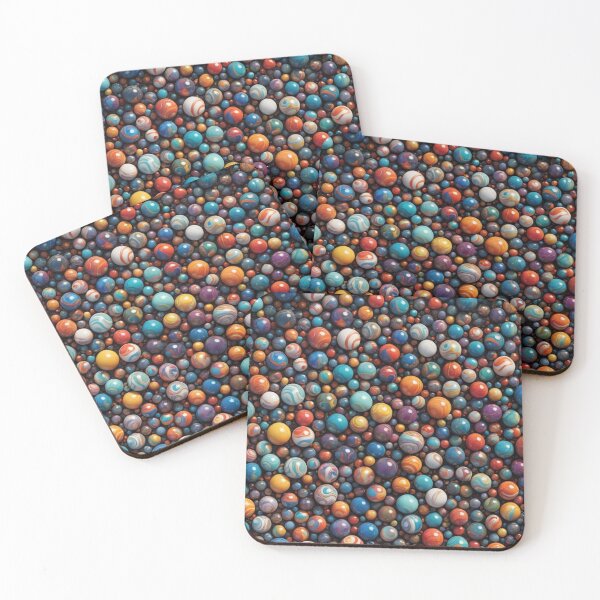 Item preview, Abstract Colorful Marbles Pattern designed and sold by calibrit.