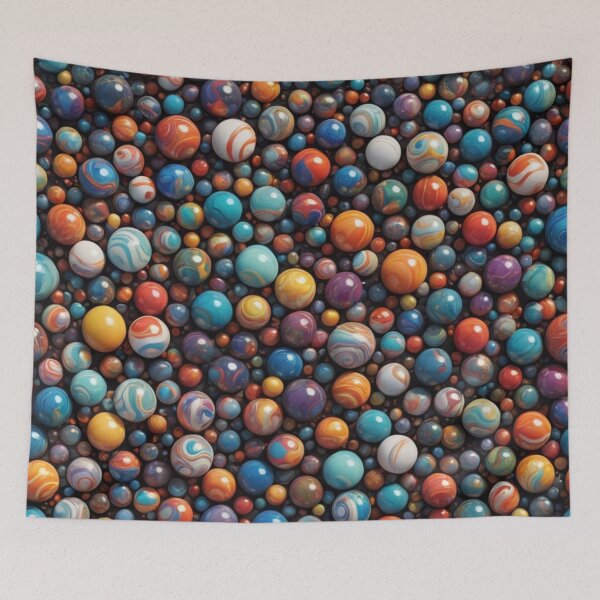 Item preview, Abstract Colorful Marbles Pattern designed and sold by calibrit.