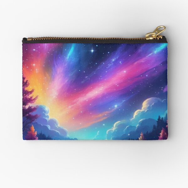 Starry Dreamscape - Stars Zipper Pouch