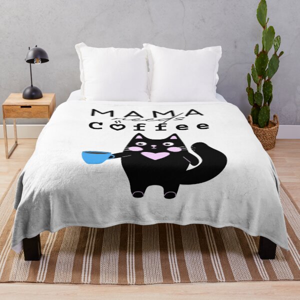 Item preview, MAMA Needs Coffee Tee, Mom's Meowntain Dew Gift, Feline Fuel for Mama designed and sold by Terry-Salsa.