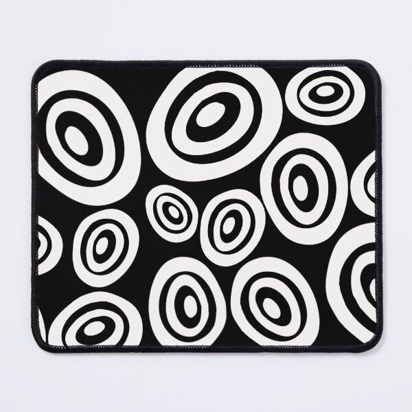 Item preview, Sixties A Go -Go White on Black Bullseye designed and sold by Niniannebast.