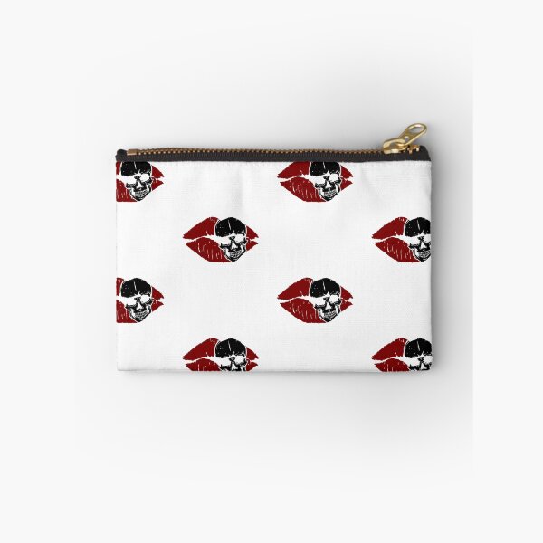 Item preview, Kiss of death (red lips/black skull) designed and sold by ToxicMentality.
