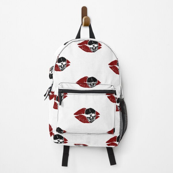 Item preview, Kiss of death (red lips/black skull) designed and sold by ToxicMentality.