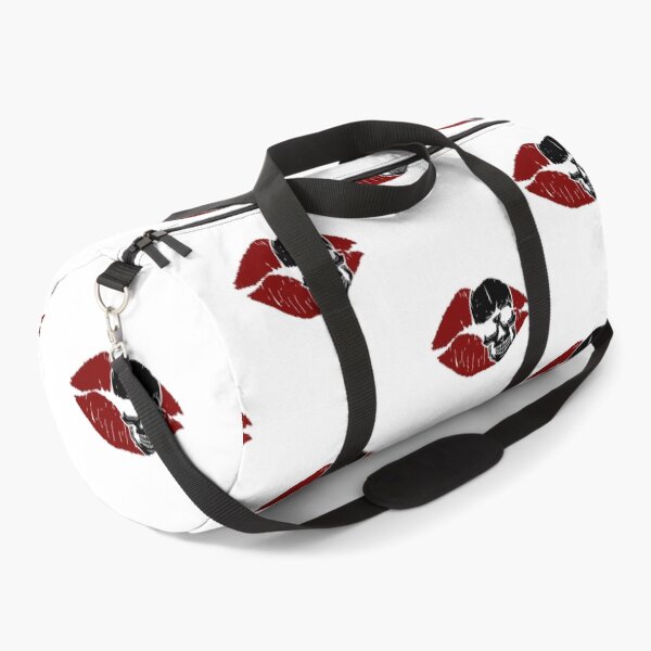 Item preview, Kiss of death (red lips/black skull) designed and sold by ToxicMentality.